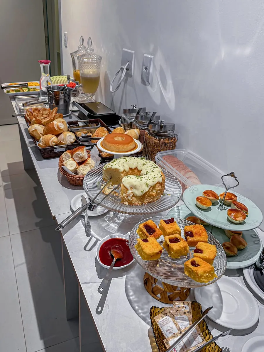 Variedade do café da manhã
