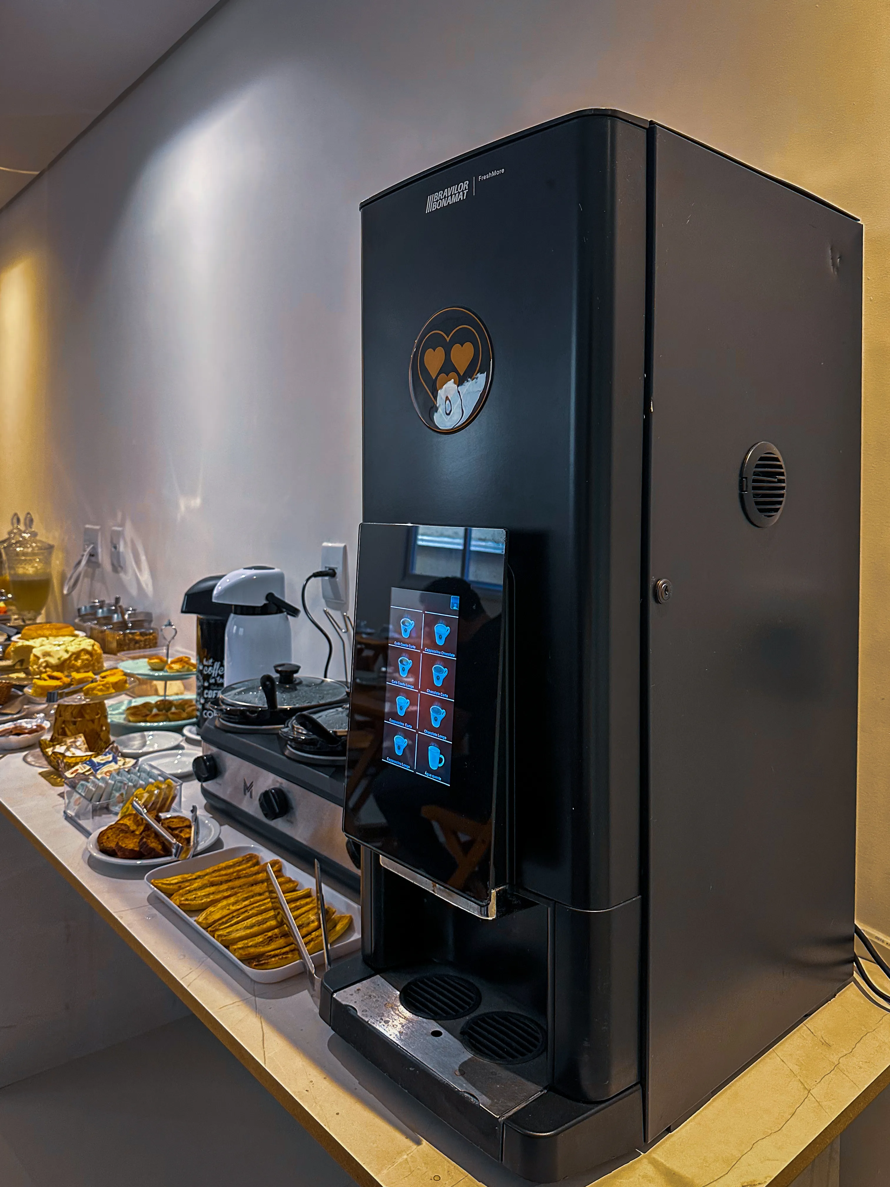 Variedade do café da manhã feita na hora no Areião Park Hotel